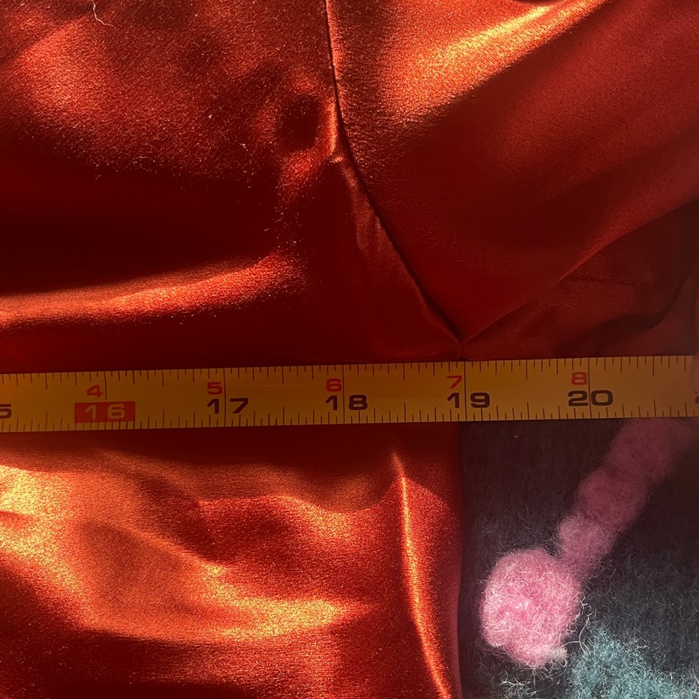 Cinq à Sept Rust Satin Tunic pure silk NWOT - Picture 9 of 11